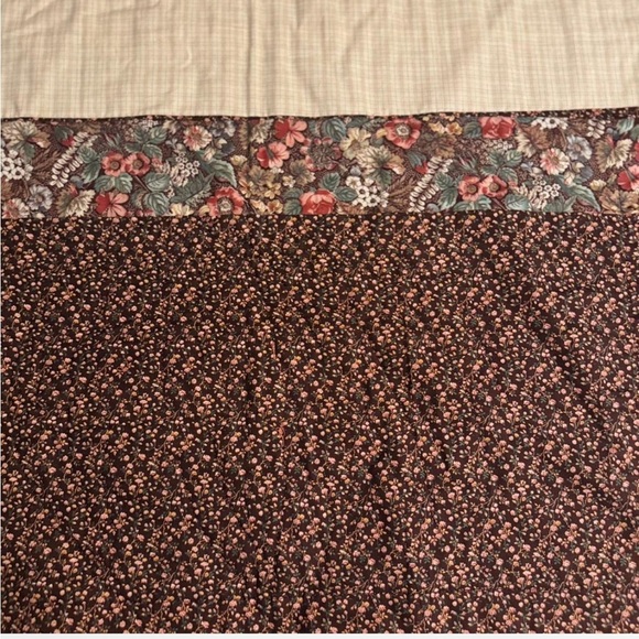 Vintage Handmade Halloween Patchwork Wall Hanging/ curtain with Pumpkin Design - Picture 6 of 8